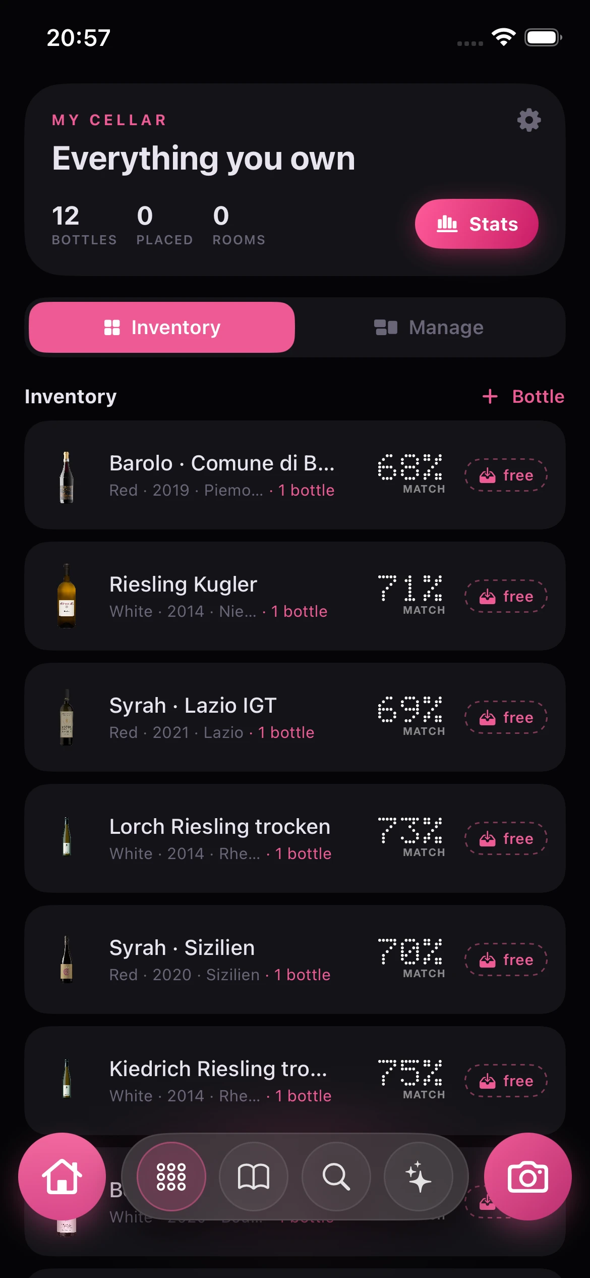 VinoSomm App: Wine cellar app