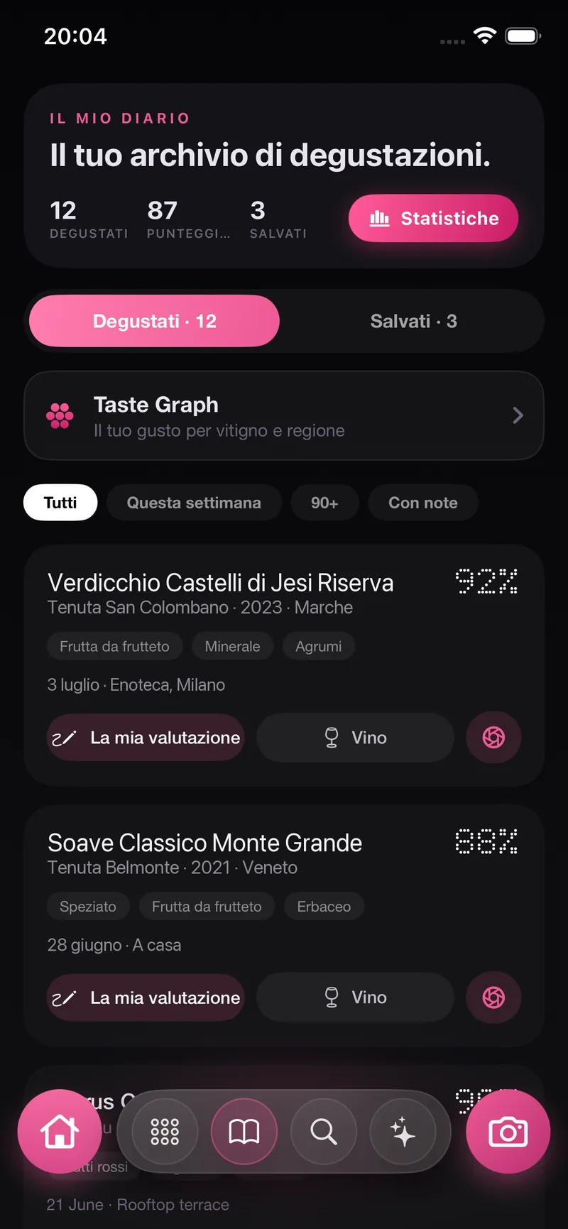 Il tuo archivio, ricercabile