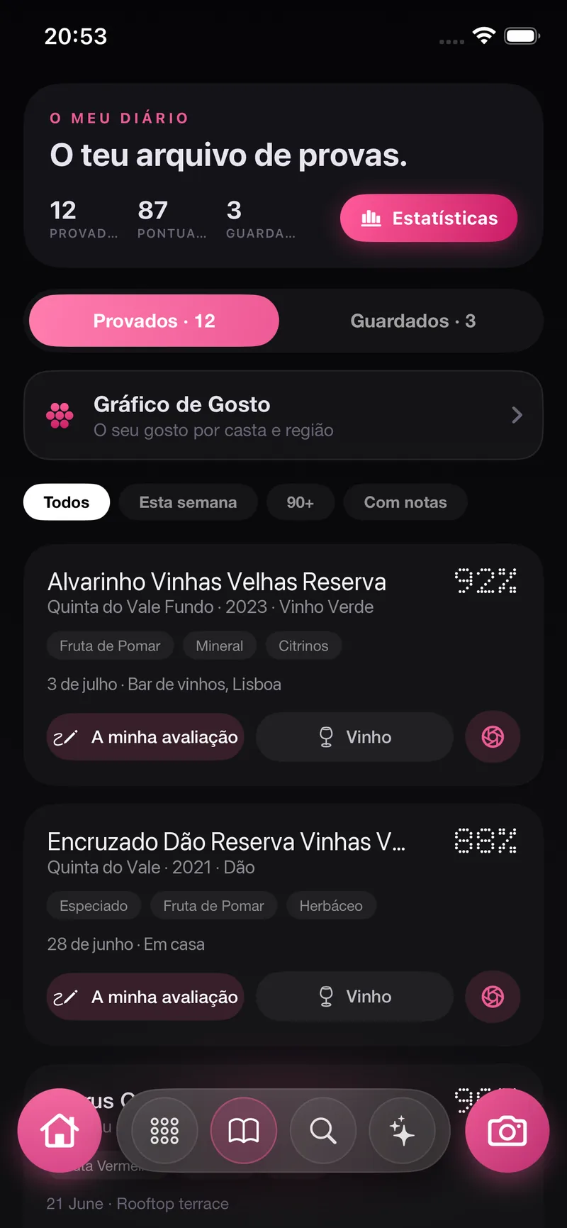 O seu arquivo, pesquisável